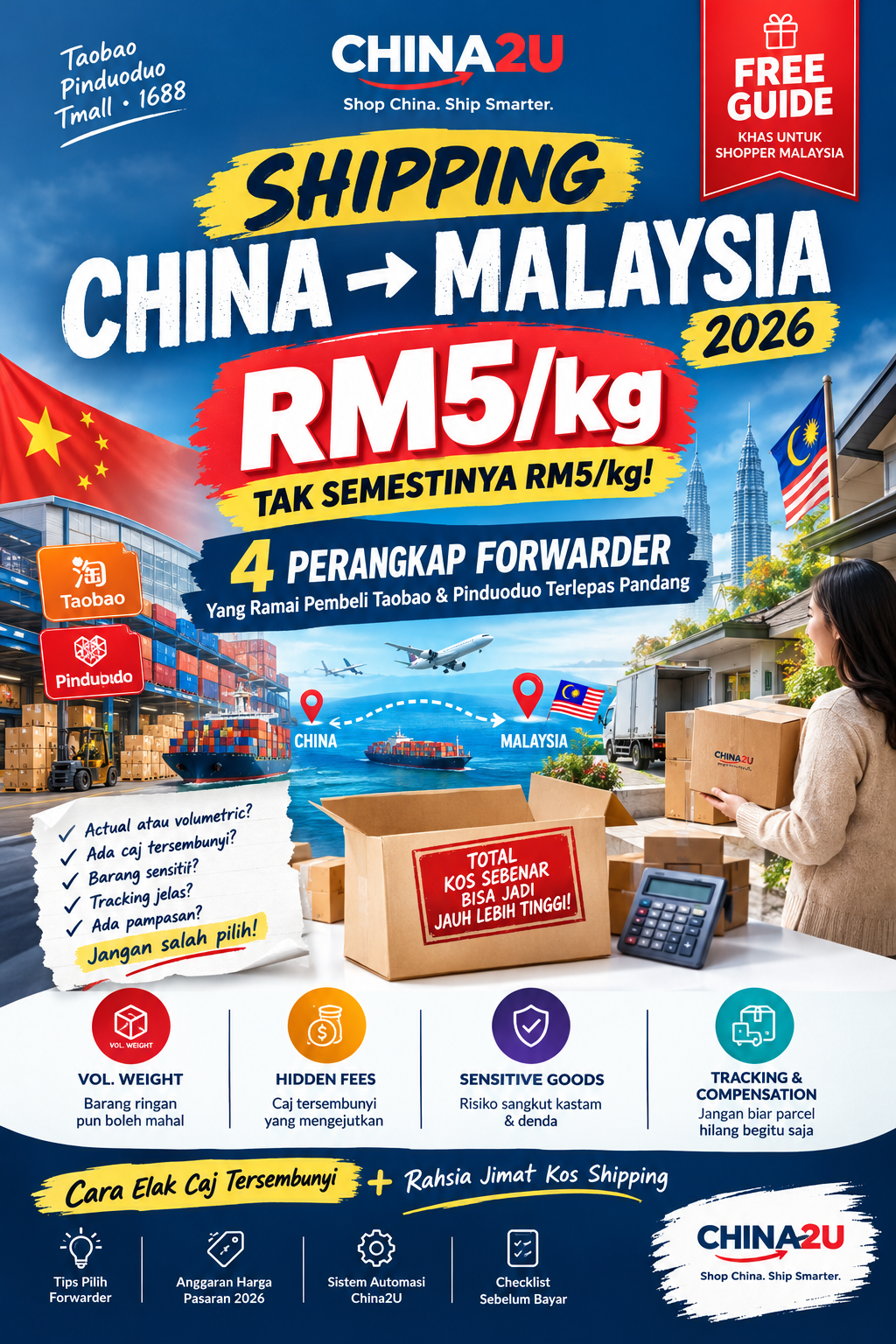 Panduan Elak Scam Shipping China 2026